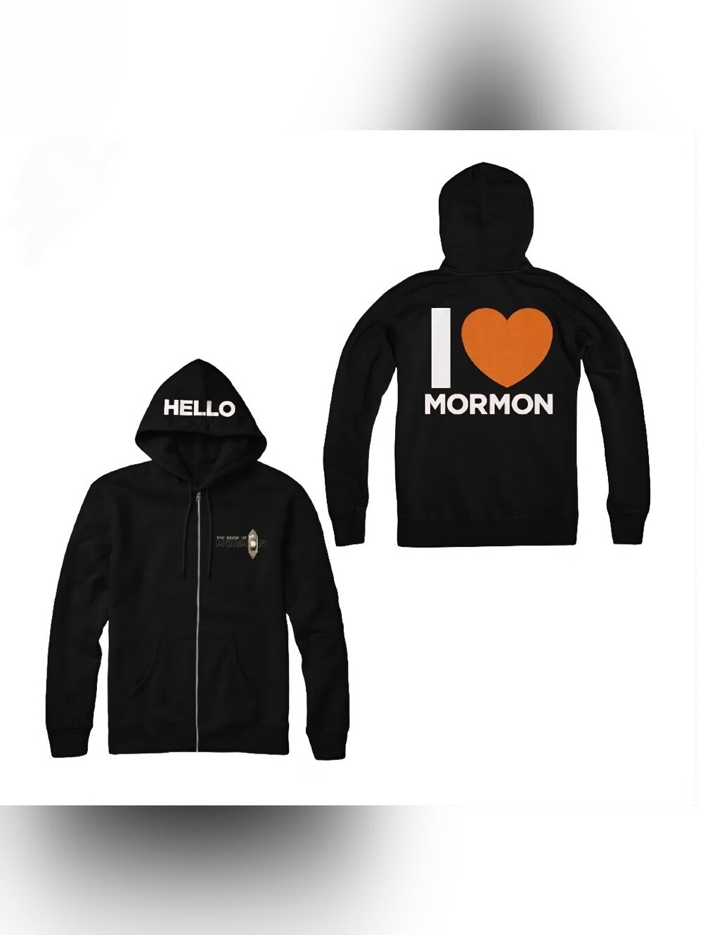 NWOT Official  Merch 'I ♥ Mormon' Graphic #0264
